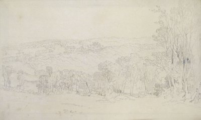 Vista lontana del castello di Lowther (scena del parco), 1809 da Joseph Mallord William Turner